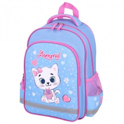 Рюкзак Пифагор School, 1 отделение, 3 кармана, Yummy cupcake, 38x28х14 см, 271405