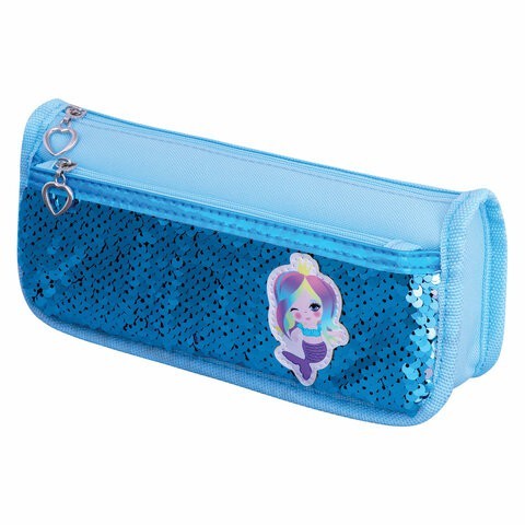 Пенал косметичка Юнландия Русалка 2 отделения 228976