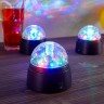 Колонка со светомузыкой Vegas Шар Диско 6 LED, d9 см на батарейках 55130