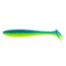 Виброхвост Helios Shaggy 3,35"/8,5 см, цвет Blue Lime 5 шт HS-16-040