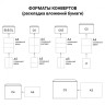 Конверты С3+ (360х460 мм), Кафт, без клея, 100 г/м2, к-т 500 шт., треугольный клапан, 460ТК 128299