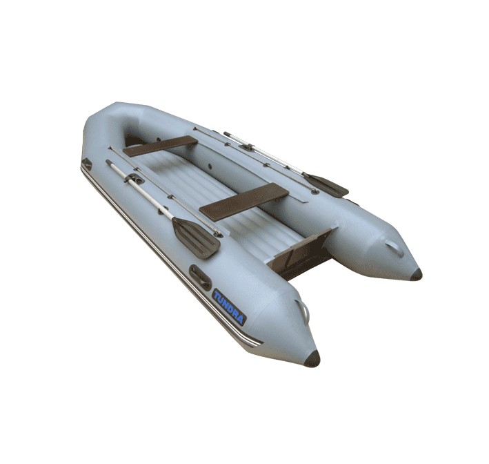 Надувная лодка Лидер Тундра-325 (серая)