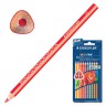 Карандаши цветные трехгранные утолщенные Staedtler Noris Club 10 цветов 4 мм 128 NC10