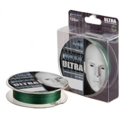 Леска плетеная Akkoi Mask Ultra 0,14мм 130м Dark Green MU4G/130-0,14