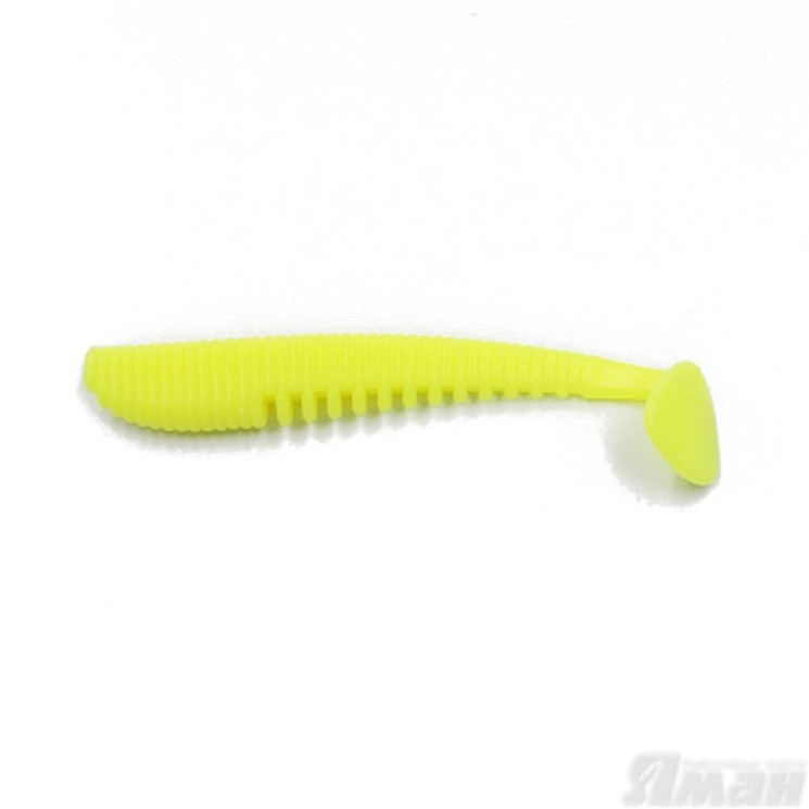 Виброхвост Yaman Legend Minnow, 3,5", цвет 02 - Chartreuse, 5 шт Y-LM35-02
