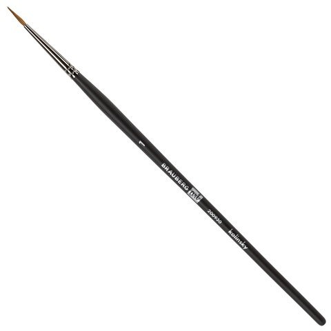 Кисть художественная Brauberg Art Classic колонок, круглая, № 1, короткая ручка 200930