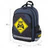 Рюкзак Пифагор School, 1 отделение, 3 кармана, Game zone, 38x28х14 см, 271407