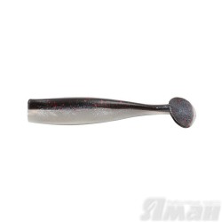 Виброхвост Yaman Spry Minnow, 3,5" цвет 34 - Black Red Flake/Pearl, 5 шт Y-SM35-34