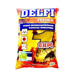 Прикормка Delfi Feeder Озеро 800г Конопля DFG-359