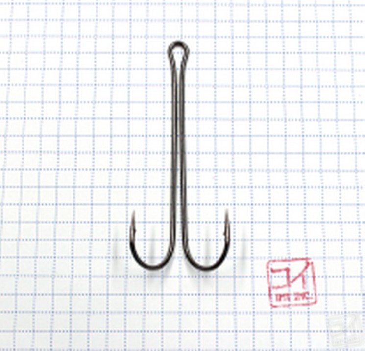 Крючок Koi 3 XL Double Hook № 3/0 , BN, двойник (10 шт.) KH2421-3/0BN