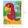 Аппликация из фольги Юнландия Попугай 20х15 см 662380