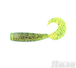 Твистер Yaman Lazy Tail Shad, 9" цвет 10 - Green pepper, 2 шт Y-LTS9-10