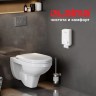 Диспенсер для туалетной бумаги л-вой Laima Professional Original T3), белый, ABS-пластик, 605770