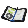 Портмоне для CD/DVD Brauberg на 96 дисков, обложка пластиковая, синий, 510091
