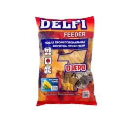Прикормка Delfi Feeder Озеро 800г Кукуруза/Горох DFG-360