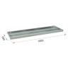 Полки к металлическому стеллажу Brabix MS/MS KD, 100х50 см, 2 шт (S241BR205102)