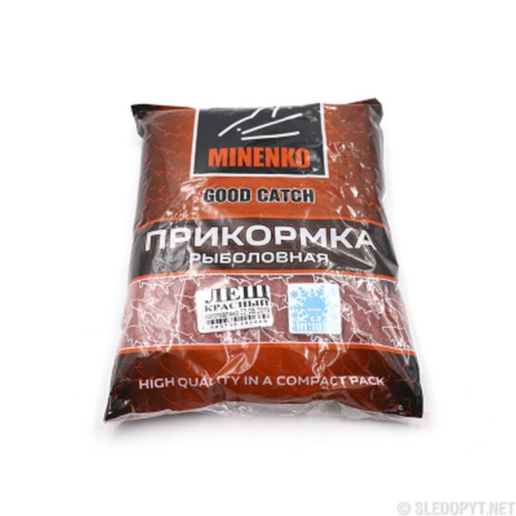 Прикормка Minenko Good Catch Зимняя лещ красный 700г 4402