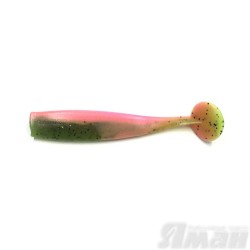 Виброхвост Yaman Spry Minnow, 4" цвет 14 - Electric Chicken, 5 шт Y-SM4-14