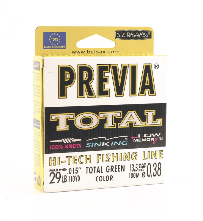 Леска Balsax Previa Total Box 100м 0,38 (13,5кг)