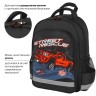 Рюкзак Пифагор School, 1 отделение, 3 кармана, Powerful jeep, 38x28х14 см, 271410