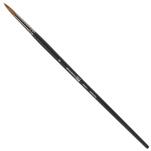 Кисть художественная Brauberg Art Classic колонок, круглая, № 6, длинная ручка 200927