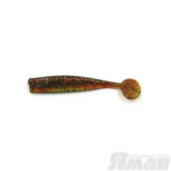 Виброхвост Yaman Spry Minnow, 4" цвет 20 - Kiwi Shad, 5 шт Y-SM4-20