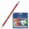 Карандаши цветные с резинкой Staedtler  Noris club 24 цвета 144 50NC2412