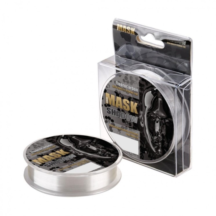 Леска флюорокарбон Akkoi Mask Shadow 0,355мм 20м прозрачная MSH20/0.355