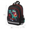 Рюкзак Пифагор School, 1 отделение, 3 кармана, T-rex, 38x28х14 см, 271412