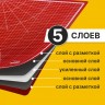 Коврик (мат) для резки Остров сокровищ, 5-ти слойный, А2 (600х450 мм), двусторонний, 237443