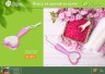 Пемза Банные Штучки со щеткой на ручке 15 см 40079