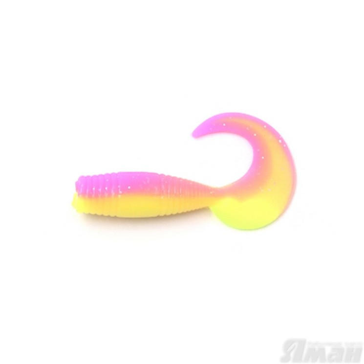 Твистер Yaman Spry Tail, 2" цвет 24 - Gum, 10 шт Y-ST2-24