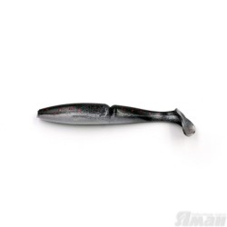 Виброхвост Yaman Mamura, 5", цвет 34 - Black Red Flake Y-M5-34