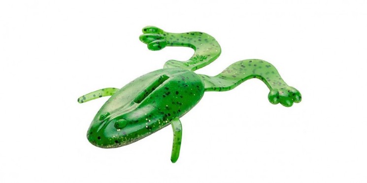 Лягушка Helios Crazy Frog 2,36"/6,0 см, цвет Green Peas 10 шт HS-22-051