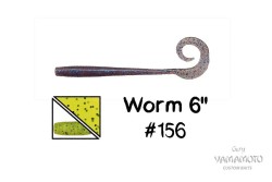 Приманка червь Gary Yamamoto Worm 6" цвет 156, 10 шт