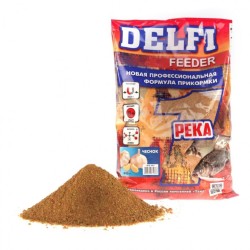 Прикормка Delfi Feeder Река 800г Чеснок DFG-301