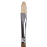 Кисть художественная Brauberg Art Classic щетина, овальная, № 12, длинная ручка 200732