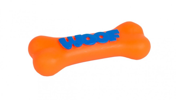 Игрушка для собаки из винила Каскад Косточка Woof 14 см