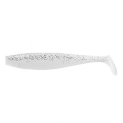 Виброхвост Helios Trofey 5.5"/14 см, цвет White & Sparkles 4 шт HS-25-002