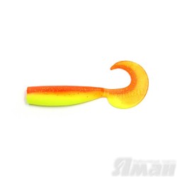 Твистер Yaman Lazy Tail Shad, 9" цвет 25 - Sunshine, 2 шт Y-LTS9-25