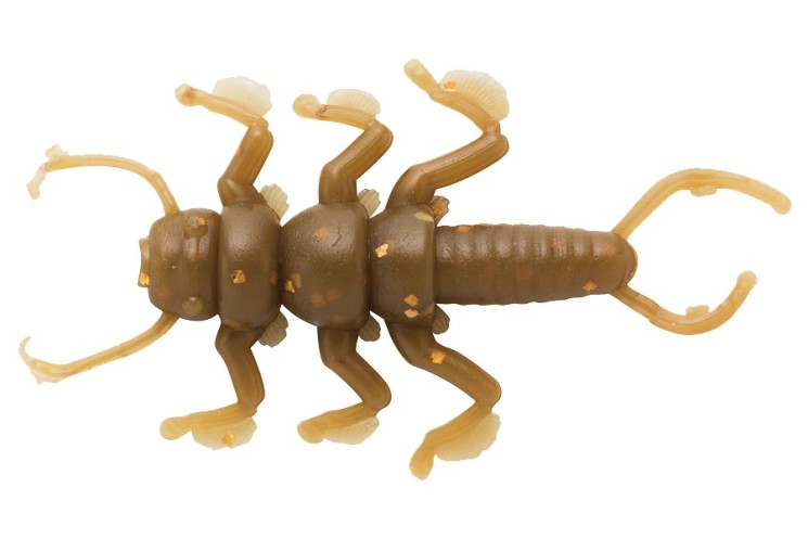 Приманка нимфа Nikko Stonefly Nimphs Onichoro 19мм цвет Brown Glitter, 5 шт
