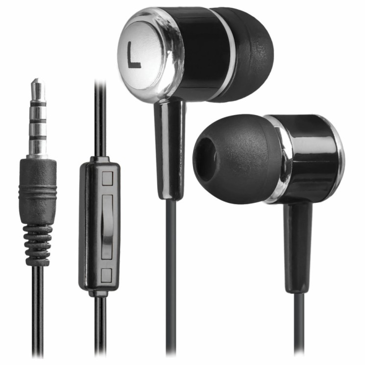 Наушники с микрофоном (гарнитура) вкладыши проводные Defender Pulse 427 (63427)