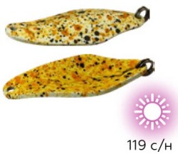 Блесна форелевая Namazu Pro TiA Losanga, вес 1,4 г, цвет 119 светонакопительная NP-TL14-119G
