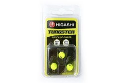 Грузила Higashi Jig Tungsten sinker R Fluo Yellow 4г (3 шт)