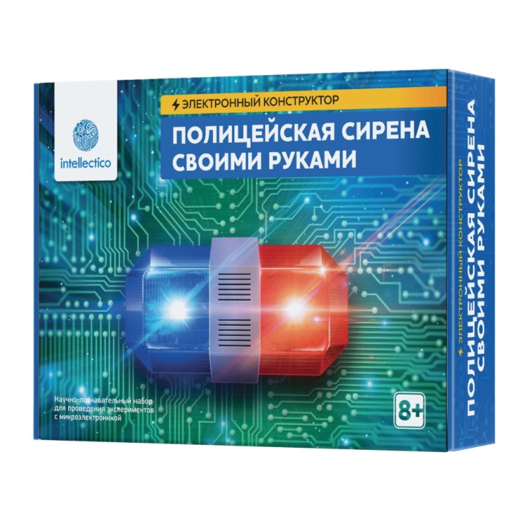Электронный конструктор Intellectico Полицейская сирена своими руками 1002