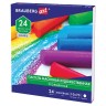 Пастель масляная художественная Brauberg Art Classic 24 цвета круглое сечение 181452