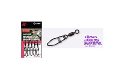 Карабин с вертлюгом Xesta Hard Lock Swivel Economy, р. 0, цв. B, до 22,6 кг 6 шт