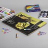 Альбом для пастели А3 Brauberg Art Classic Черный/Олива 5+5 листов, 630 г/м2, картон 105924