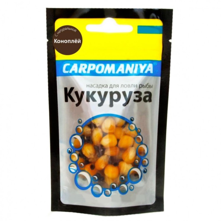 Кукуруза для рыбалки Карпомания 120г Конопля