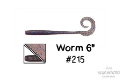 Приманка червь Gary Yamamoto Worm 6" цвет 215, 10 шт